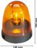 Lampeggiante 12V  base piana - Ama