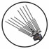 Astina carbonio per abbacchiatore 170mm - Ama