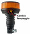 Lampeggiante a LED 12-24V, base ad asta flessibile, 18 LED, IP67 - Ama