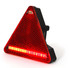 Fanale posteriore LED lato sinistro 12-24V triangolare 163x38,8x144 mm. - No brand