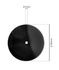 DISCO FRANGIZOLLE LISCIO Ø 610X5 MM. - FORO QUADRO 31 - Ama