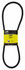 Cinghia standard SPB 2800 adattabile al riferimento originale B245 per Gribaldi & Salvia - Ama