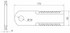 Coltello triciapaglia lunghezza 173mm larghezza 50mm - Ama