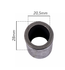 Boccola 28x39mm ø20,5mm adattabile Taarup 40-881-100 - Ama