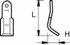 Coltello per trincia altezza 234mm lunghezza 66mm - Ama