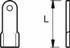 Coltello per trincia adattabile Ferri lunghezza 130mm - Ama