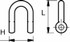 Grillo fissaggio per coltello h=48 l=65 - Ama