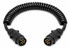 Prolunga cavo spiralato con spine 7 poli da 12V - Ama
