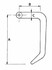Ancora tiller media spessore 20mm altezza 470mm - Ama
