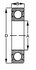 Cuscinetto radiale a sfere adattabile a 6205-2Z - Ama