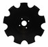 Disco frangizolle a base piana con ø 460mm spessore 5mm e foro centrale di 61mm - Ama