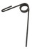 Dente per erpice strigliatore anteriore lungo 220mm Ø 8mm - Ama