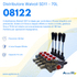Distributore Walvoil SD11 a 4 leve a doppio effetto - 70L - Walvoil