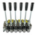 Distributore idraulico da 3/8" a 6 leve doppio effetto 40L - Ama