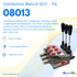 Distributore Walvoil SD11 a 3 leve doppio effetto - 70L - Walvoil