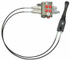 Distributore Walvoil modello SD5 a 2 leve doppio effetto - 40L - con leva cloche e cavi 1500mm - Walvoil