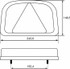 Fanale posteriore dx a LED 243,6x148,5x48mm - Ama