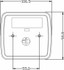 Fanale posteriore dx LED 106,5x98x35mm Ama - Ama