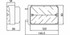 Fanale direzione posizione dx 120x80mm con attacco laterale - Cobo