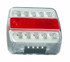 Fanale posteriore dx-sx a LED 13,5V 105,6x97,9x36,4mm - Ama