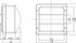Proiettore simmetrico anteriore 140x140mm adattabile Cobo 05102000 - Cobo