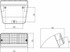 Fanale posteriore alogeno sx 160x136x85 mm con base inclinata Ama - Ama