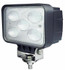 Faro da lavoro 5 LED CREE rettangolare ad ampio raggio 120° 50W IP67 e IP69K - Ama
