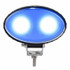 Faro da lavoro ovale 2 LED CREE a lungo raggio blu 10W IP67 - Ama