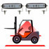 Barra di segnalazione a 6 LED rossa 18W per carrelli elevatori IP67 - Ama