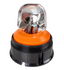 Lampeggiante alogeno per trattori base piana 12V 55W luce rotazionale - Ama
