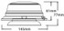 Lampeggiante a LED 12-24V base magnetica con 8 led da 3W - Ama