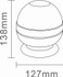 Lampeggiante a 12 LED base magnetica 12-24V a 3W - Ama