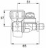 Getto M87 con antigoccia,filetto G 1/4' M - Braglia