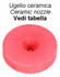 Ugello in ceramica AMT Ø 15x3 con foro Ø 1,5mm - Ama