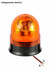 Lampeggiante alogeno per trattori con base piana 24V 70W luce rotazionale - Ama