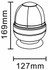 Lampeggiante alogeno 24V base magnetica - Ama