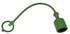 Tappo parapolvere Faster di colore verde per innesti rapidi maschio da M1/2" - Faster