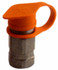 Tappo parapolvere Faster di colore rosso per innesti rapidi faccia piana maschio da M3/4" - Faster