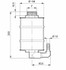 Eiettore con filtro in acciaio inox con filetto M1'1/4 e corpo in propilene - Arag