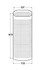 Griglia antiscottatura 670x133x127mm - No brand