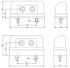 Luce targa a LED 10-30V - Ama