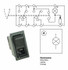 Interruttore basculante ON-ON 12V freno a mano - Ama