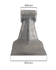 Mazza trincia lunghezza 95mm larghezza 85mm - Ama