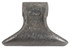 Mazza trincia larghezza 180mm lunghezza 100mm attacco 70mm e foro Ø 17mm adattabile a originale Ferri - Ama