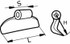 Mazza trincia larghezza 180mm lunghezza 100mm attacco 70mm e foro Ø 17mm adattabile a originale Ferri - Ama
