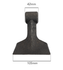 Mazza trincia dentata 100x120mm attacco 42mm e foro 20,5mm - Ama