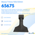 Mazza trincia dentata 100x120mm attacco 42mm e foro 20,5mm - Ama
