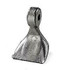 Mazza trincia lunghezza 94mm larghezza 75mm attacco 22mm con foro Ø 16,5mm - Ama