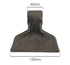Mazza trincia larghezza 120mm lunghezza 90mm con attacco 40mm e foro 16,5mm - Ama