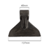 Mazza trincia 137x100mm attacco 40mm e foro 16,5mm - Ama